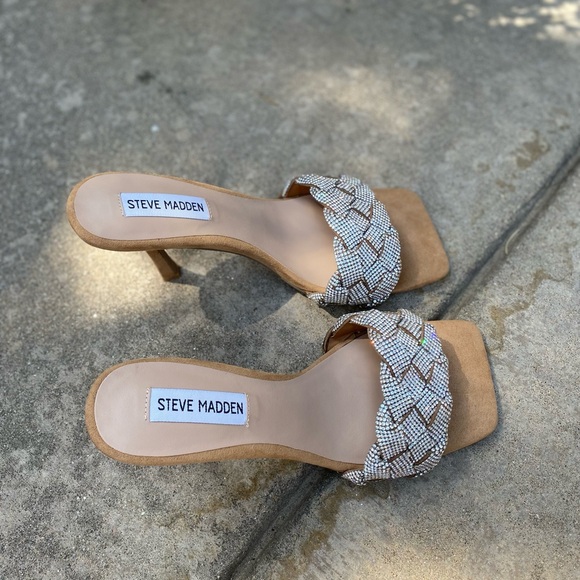 Steve Madden Rhinestone Mules NWOT - Picture 5 of 6